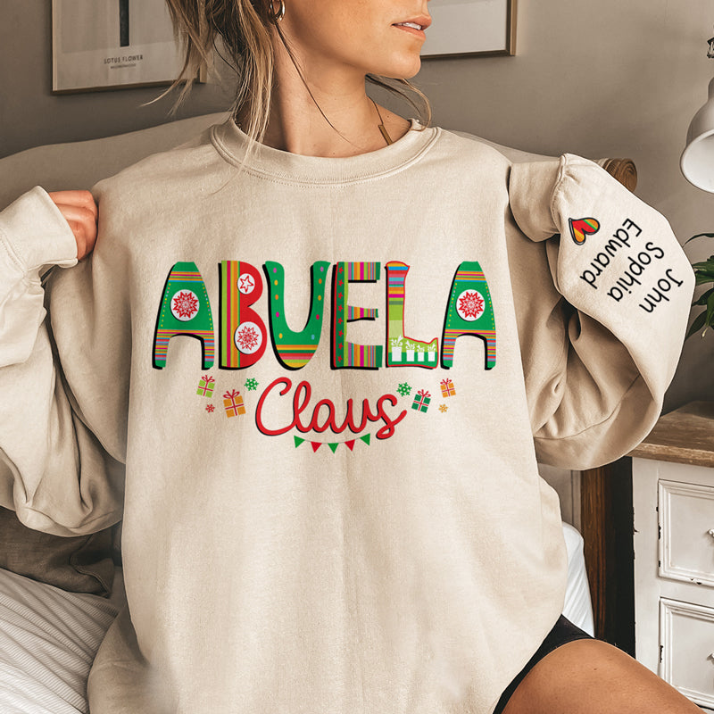 Keep Calm And Let Gigi Handle It - Family Personalized Custom Unisex Sweatshirt With Design On Sleeve - Christmas Gift For Mom, Grandma