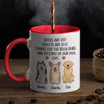 Custom Name Funny Corgi Gifts for Dog Lovers - Personalized Accent Mugs