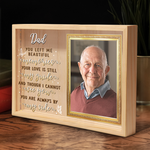 Custom Photo Memorial Dad Gifts - Personalized Frame Light Box