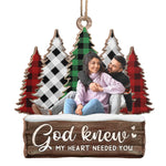 Custom Photo Christmas Gifts for Couples - Personalized Ornament