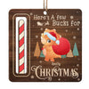 A Few Bucks For Little Dino - Family Personalized Custom Ornament, Money Holder - Wood Custom Shaped - Christmas Gift For Family Members