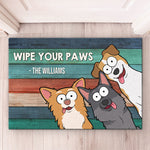 Custom Name Funny Dog Lover Welcome Decor - Personalized Doormat