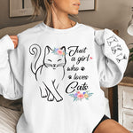 Custom Name Cat Lover Gifts - Personalized Sweater