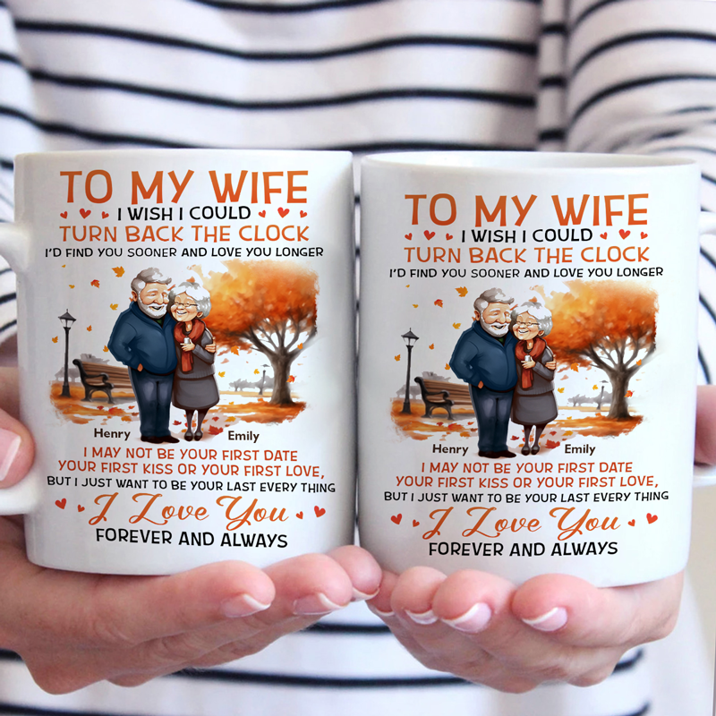 Custom Name Anniversary Gifts for Wife - Personalized Mugs