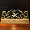 Everything We Are Is Because Of You - Family Personalized Custom Acrylic Letters 3D LED Night Light - Mother's Day, Gift For Mom, Grandma