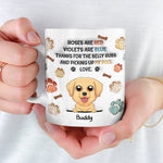 Custom Name Funny Dog Lover Gifts - Personalized Mugs
