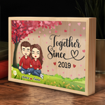 Custom Couple Name Anniversary Gifts - Personalized Frame Light Box