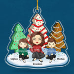 Custom Name Christmas Gifts for Grandma - Personalized Ornament