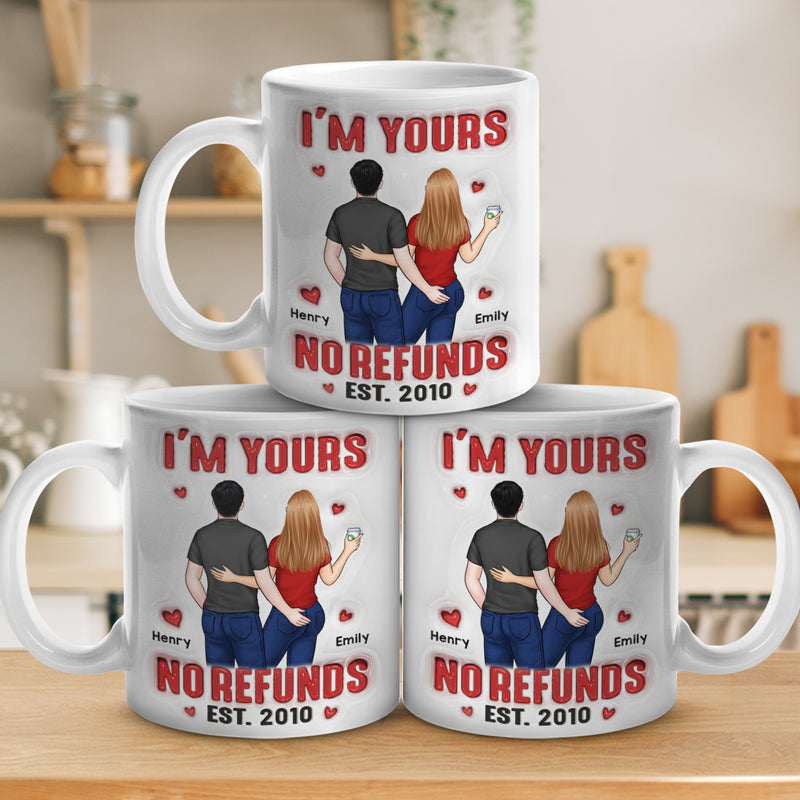 Custom Couple Name and Year Gifts for Couples - Personalized Mugs