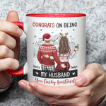 Custom Name Funny Husband Gifts - Personalized Accent Mugs