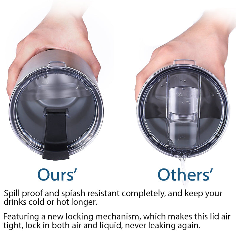 BPA Free Replacement Lids, Spill-proof Lids, Cover For 20 Ounce Tumbler, 30 Ounce Tumbler