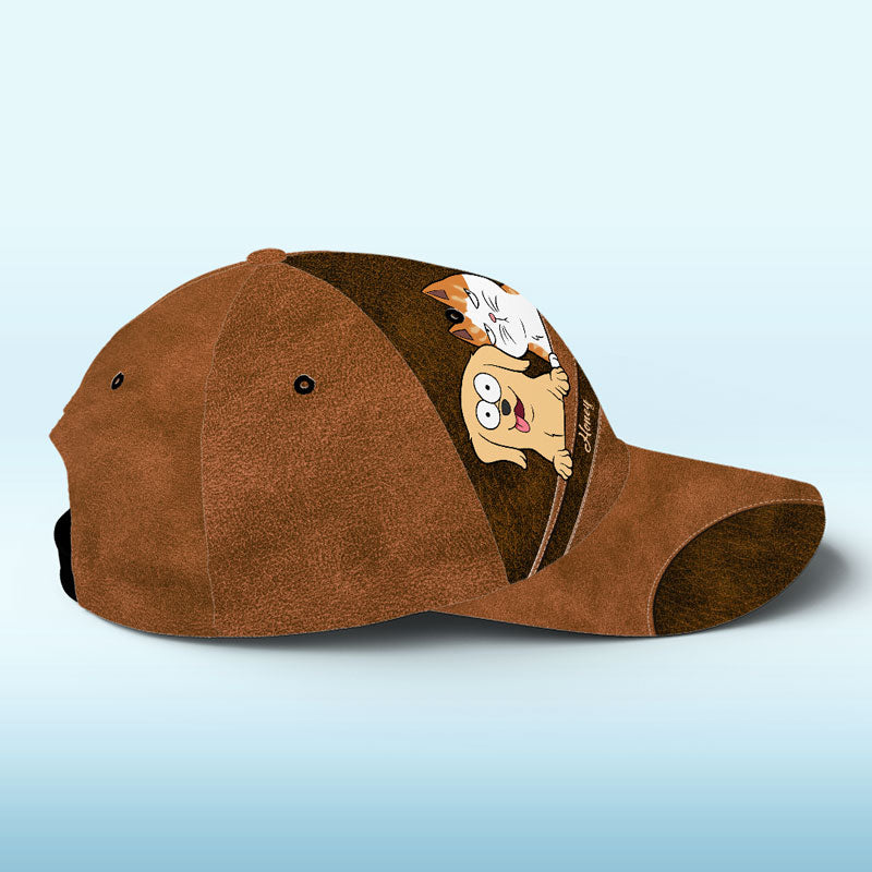 Custom Dog and Cat Paw Print Pet Lover Gifts - Personalized Classic Cap