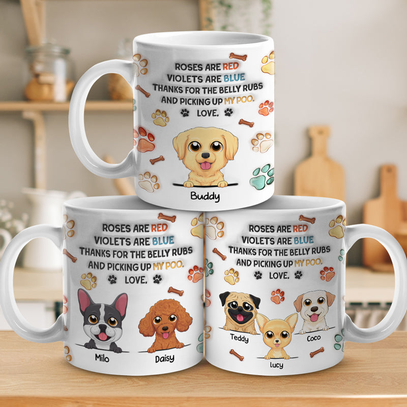 Custom Name Funny Dog Lover Gifts - Personalized Mugs