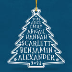 Custom Name Family Christmas Gifts - Personalized Ornament