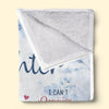 My Baby Girl - Family Personalized Custom Blanket - Birthday Gift From Mom