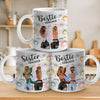 Besties Forever - Bestie Personalized Custom 3D Inflated Effect Printed Mug - Gift For Best Friends, BFF, Sisters