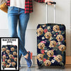 Custom Photo Furry Friends Bring Endless Joy - Dog & Cat Personalized Custom Luggage Cover - Holiday Vacation Gift, Gift For Adventure Travel Lovers, Pet Owners, Pet Lovers