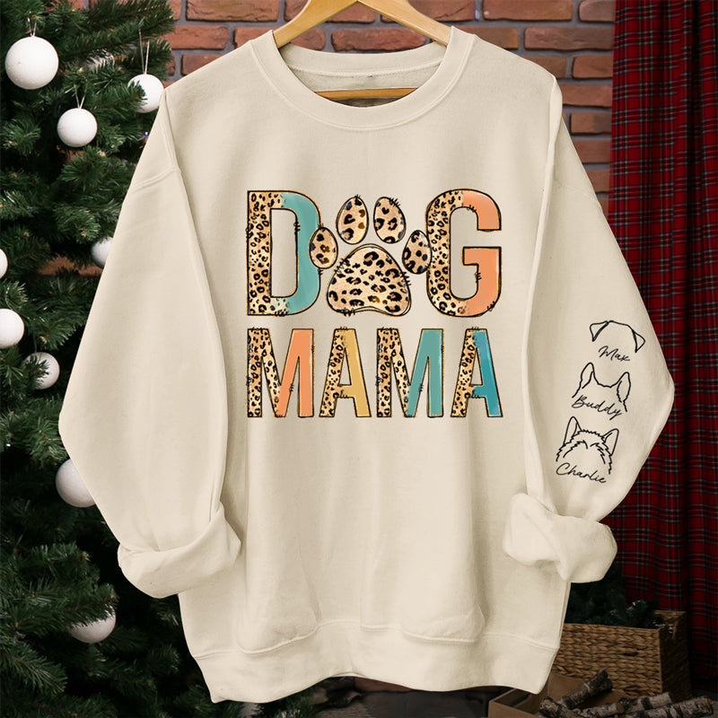 Proud To Be A Fur Mama - Dog & Cat Personalized Custom Unisex Sweatshirt With Design On Sleeve - Gift For Pet Owners, Pet Lovers
