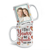 Custom Photo I'm Yours No Refunds - Couple Personalized Custom 3D Inflated Effect Printed Mug - Gift For Husband Wife, Anniversary