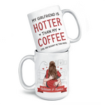 Custom Name Funny Girlfriend Couple Gifts - Personalized Mugs