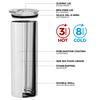 Building Memories One Snowman At A Time - Family Personalized Custom Inflated Skinny Tumbler - Christmas Gift For Familly Members