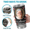 Custom Photo We Are Always Here With You - Memorial Personalized Custom Tumbler - Sympathy Gift For Family Members