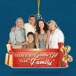Custom Family Photo Christmas Gifts - Personalized Ornament