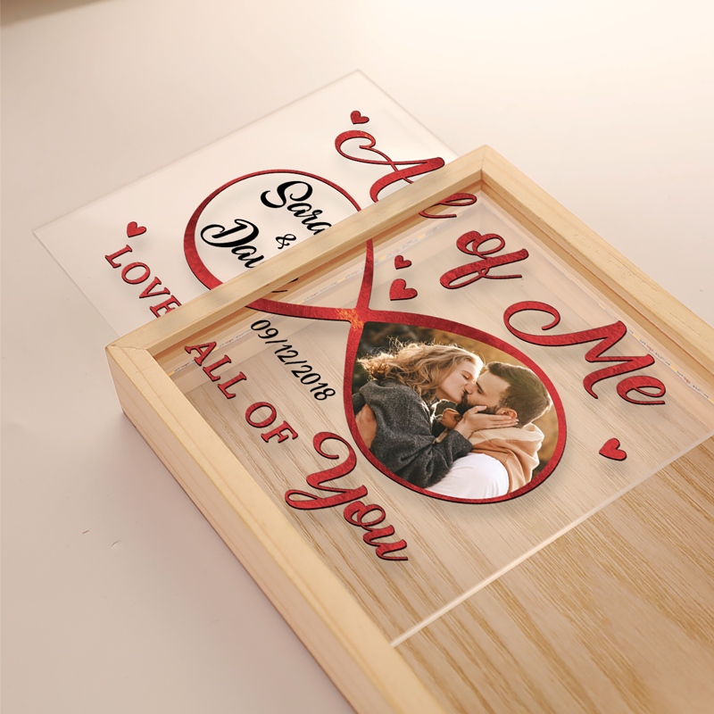 Custom Photo Romantic Couple Gifts - Personalized Frame Light Box