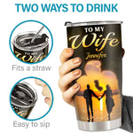 Custom Name Wife Love Gifts for Her - Personalized Tumbler