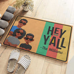 Custom Family Name Southern Welcome Decor - Personalized Doormat