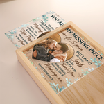 Custom Photo Missing Piece Couple Gifts - Personalized Frame Light Box