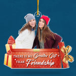 Custom Photo Friendship Christmas Gifts for Best Friends - Personalized Ornament