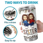 Custom Name Sister Gifts for Women - Personalized Tumbler