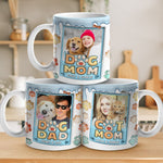 Custom Photo Dog Mom Gifts for Pet Lovers - Personalized Mugs