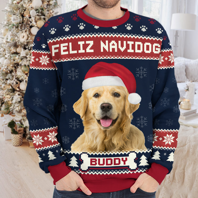 Custom Name Christmas Gifts for Dog Lovers - Personalized Sweatshirt
