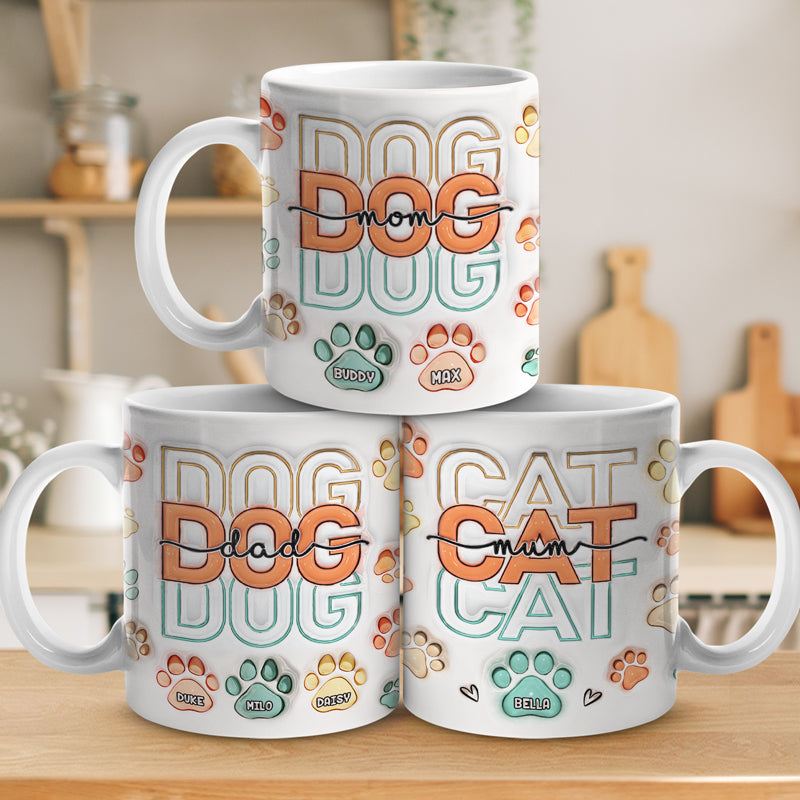 I'm A Dog Lover - Dog & Cat Personalized Custom 3D Inflated Effect Printed Mug - Christmas Gift For Pet Owners, Pet Lovers