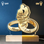 Custom Name Wedding Gifts for Couples - Personalized 3D LED Light