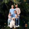 Custom Photo Upload Ornaments Laughter & Love - Family Personalized Custom Ornament - Acrylic Custom Shaped - Christmas Gift For Family Members