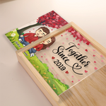 Custom Couple Name Anniversary Gifts - Personalized Frame Light Box
