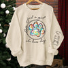 A Beautiful Girl Who Loves Pets - Dog & Cat Personalized Custom Unisex Sweatshirt With Design On Sleeve - Gift For Pet Owners, Pet Lovers