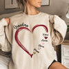 The Best Grandma In The World - Family Personalized Custom Unisex T-shirt, Hoodie, Sweatshirt - Mother's Day, Birthday Gift For Grandma