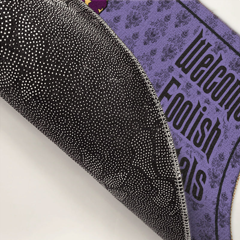 Custom Name Halloween Gifts for Cat Lovers - Personalized Doormat