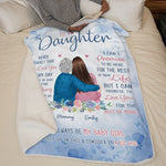 Custom Name Daughter Keepsake Gifts - Personalized Blanket
