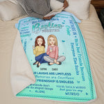Custom Name Best Friend Gifts for Women - Personalized Blanket