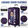 Just A Girl Who Loves Traveling - Travel Personalized Custom Luggage Cover - Holiday Vacation Gift, Gift For Adventure Travel Lovers