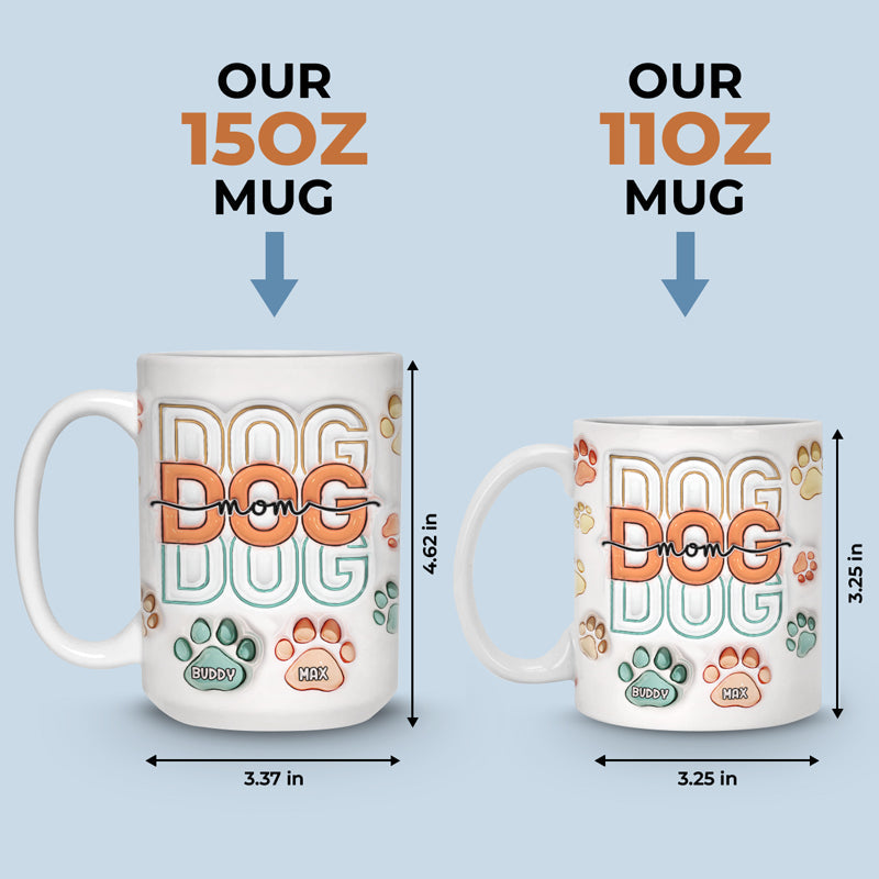 I'm A Dog Lover - Dog & Cat Personalized Custom 3D Inflated Effect Printed Mug - Christmas Gift For Pet Owners, Pet Lovers
