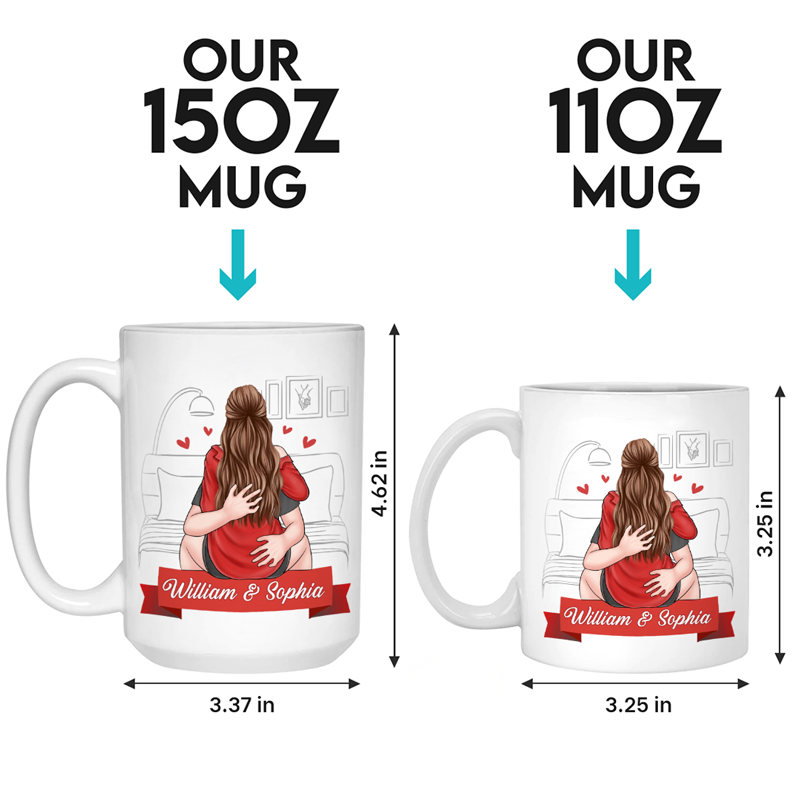 Custom Name Funny Girlfriend Couple Gifts - Personalized Mugs
