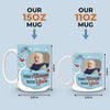 Custom Photo I'm Always With You - Memorial Personalized Custom 3D Inflated Effect Printed Mug - Sympathy Gift For Family Members