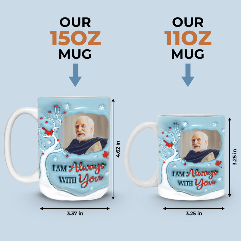 Custom Photo Always With You Keepsake Gifts - Personalized Mugs