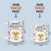 Thanks For The Belly Rubs - Dog Personalized Custom 3D Inflated Effect Printed Mug - Christmas Gift For Pet Owners, Pet Lovers